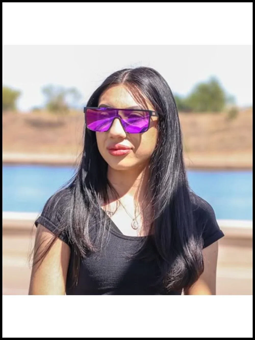 Polarized Shield Sunglasses UV400 Protection TR90 Unisex